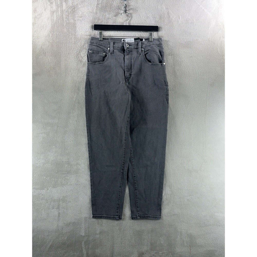 Levi's Silvertab Mom Jeans Womens Size 32x25 Black Wash High Rise Denim